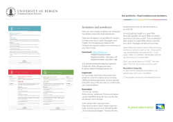 Template, e-mail invitation