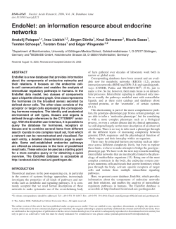 EndoNet: an information resource about