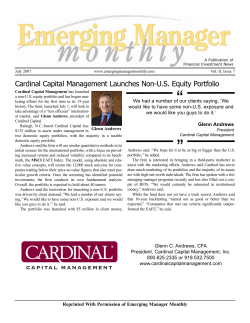 Cardinal Capital to Offer Non