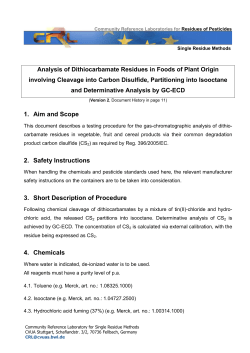1. Aim and Scope 2. Safety Instructions 3. Short Description of