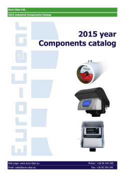 2015 year Components catalog - Euro