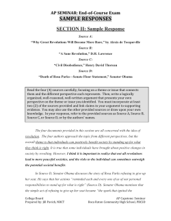 sample responses