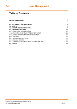 C4 Land Management - Penrith City Council