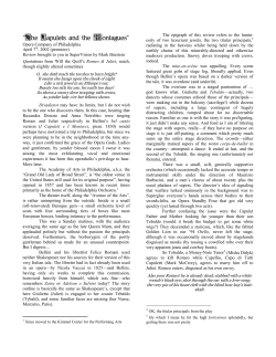 “The Capulets and the Montagues”