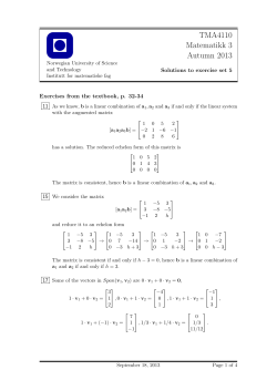 Solutions - Institutt for matematiske fag