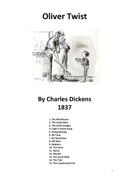 Oliver Twist Reading Booklet + Context