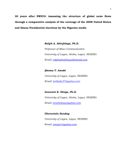 30 years after NWICO: Assessing the structure of global