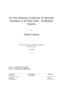 Open Access - Lund University Publications