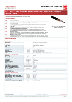 LCF78-50JFNA - Radio Frequency Systems