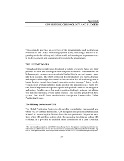 The Global Positioning System: Assessing National Policies