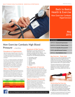 How Exercise Combats Hypertension