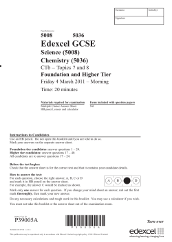 Edexcel GCSE - physicsinfo.co.uk