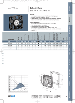 DC axial fans