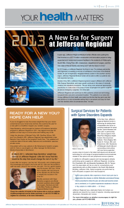 A New Era for Surgery EDl3 at Jefferson Regional