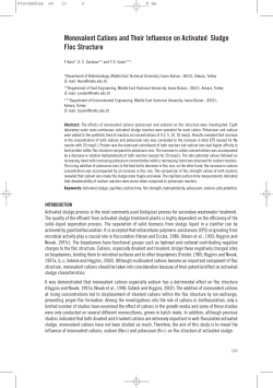 Monovalent Cations and Their Influence on Activated