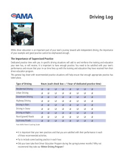 Driving Log