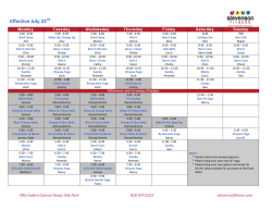 Effective July 22 - Stevenson Fitness