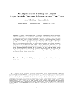 An Algorithm for Finding the Largest Approximately Common