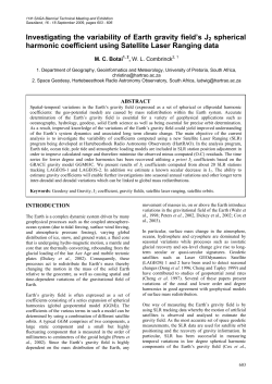 Investigating the variability of Earth gravity field`s J2 spherical