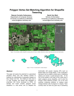 Polygon Vertex Set Matching Algorithm for Shapefile Tweening