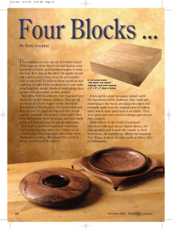 The 2005 Woodturners Challenge