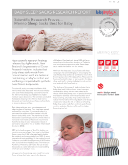 baby sleep sacks research report