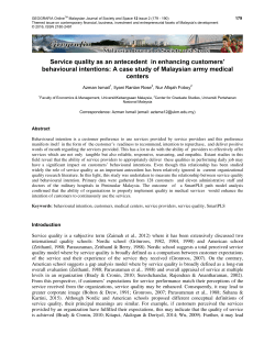 Service quality as an antecedent in enhancing customers