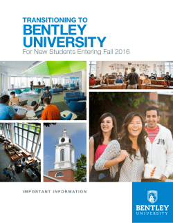BENTLEY UNIVERSITY