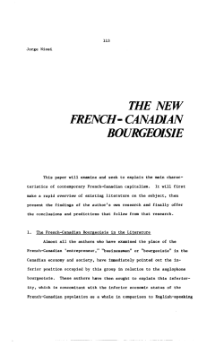 the new french - canadian bourgeoisie