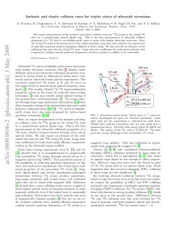 Inelastic and elastic collision rates for triplet states of ultracold