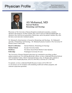 PO Bio build (individual) - The University of Kansas Hospital