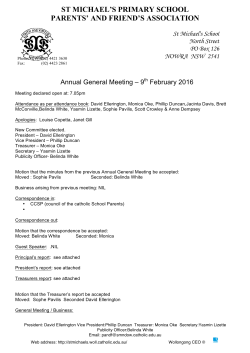 AGM Minutes February 2016