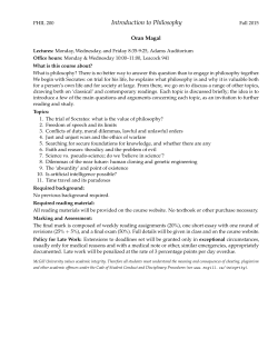 Introduction to Philosophy