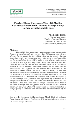 Forging Closer Diplomatic Ties with Muslim Countries