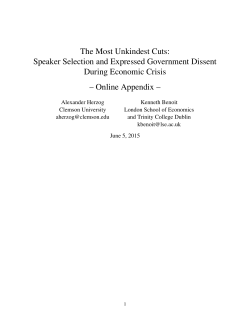 Online Appendix - Alexander Herzog