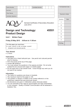 AQA-45551-2012 Exam Paper PDF