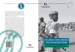 the african union`s emerging peace and security regime