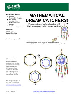 Mathematical Dream Catchers