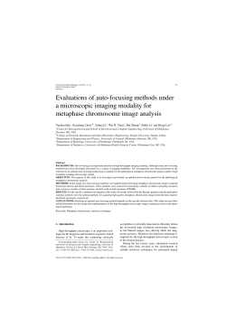 Evaluations of auto-focusing methods under a microscopic imaging