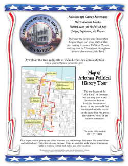 Arkansas Political History Audio Tour