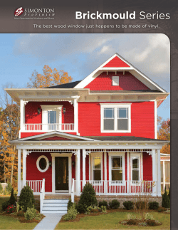 Brickmould Series - Simonton Windows