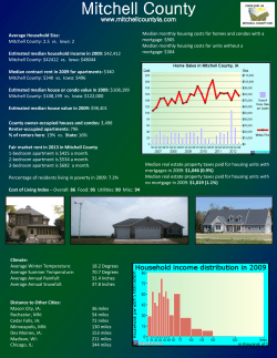 mitchell county fact sheet