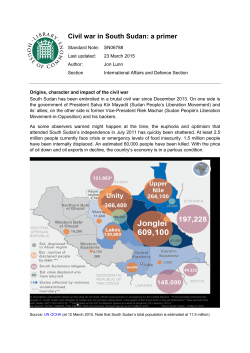 Civil war in South Sudan
