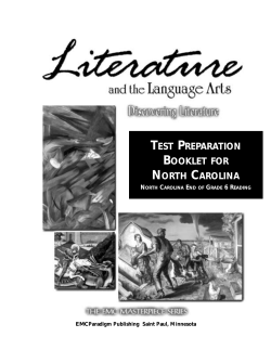 test preparation booklet for north carolina