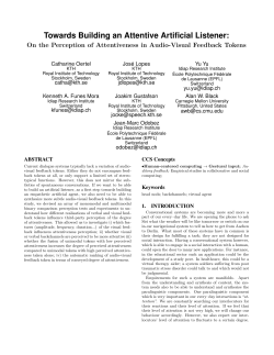 Towards Building an Attentive Artificial Listener