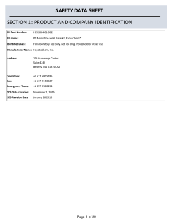 section 1: product and company identification
