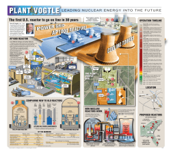 The first U.S. reactor to go on line in 30 years