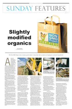 The Non-GMO Project aims to back up food makers` claims that their
