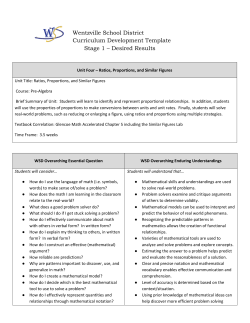 Unit 4 Ratios, Proportions, and Similar Figures.docx
