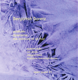 cd31 booklet - OPEN SPACE Magazine